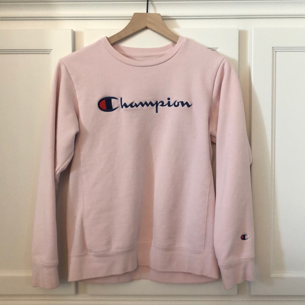 Pink Champion sweatshirt